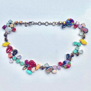 J. Crew Multi-color Rhinestone Necklace